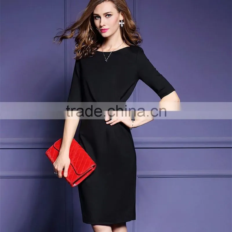 OEM beauty women designer formal dress ladies office dress ladies formal one-piece dresses