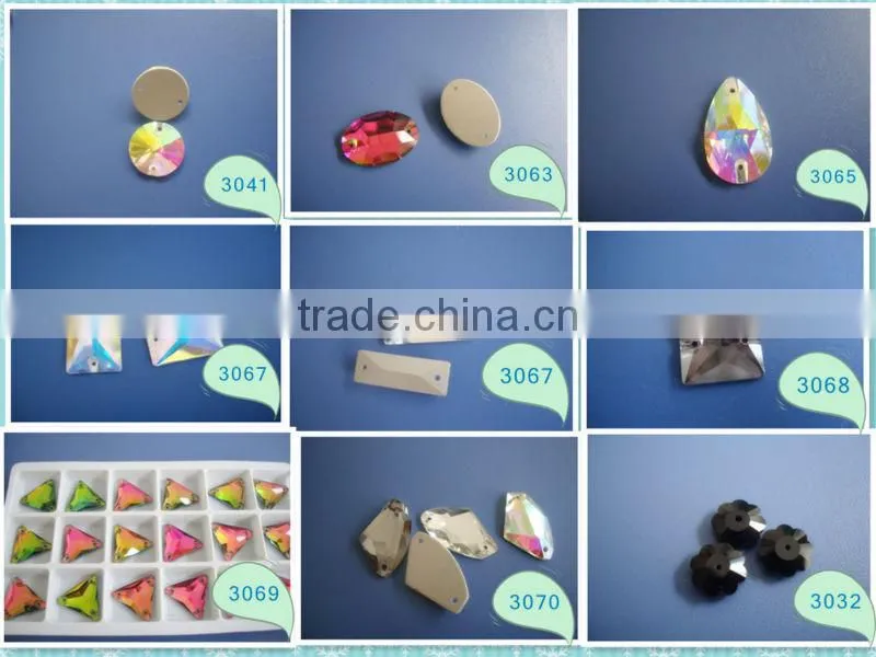 charming crystal pendant for jewelry fitting