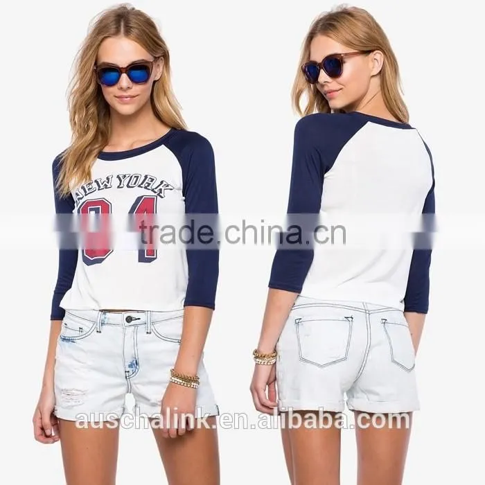 2016 best selling women raglan gym t shirt nice design