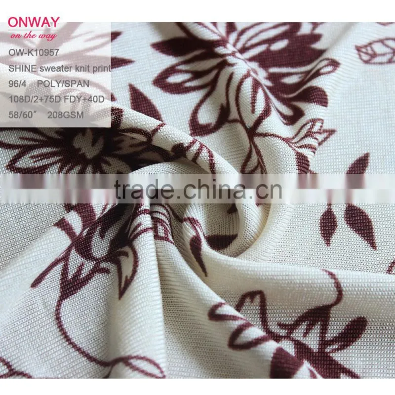latest polyester print mesh fabric