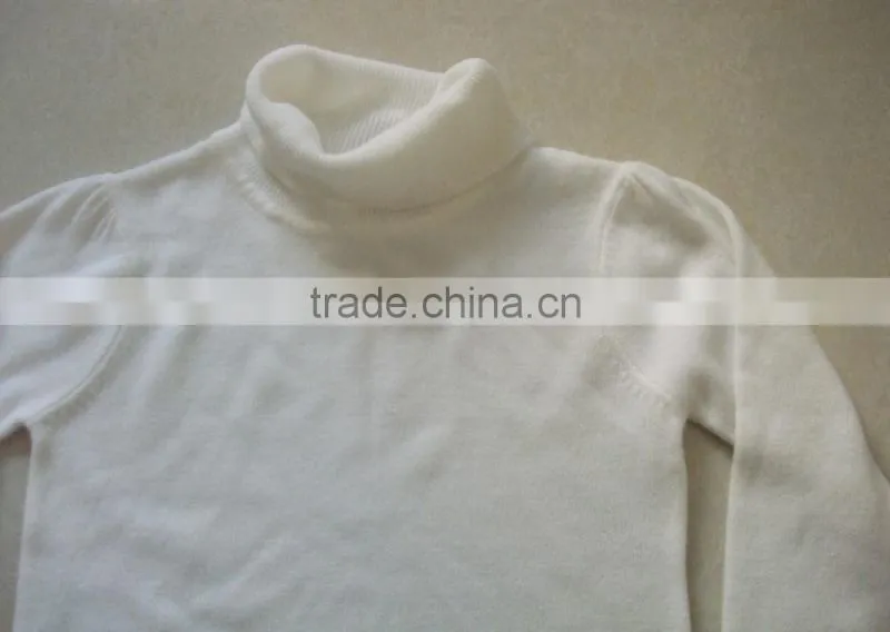 High Quality cheap autumn &winter high neck cute kid's sweater(BKNK5271)