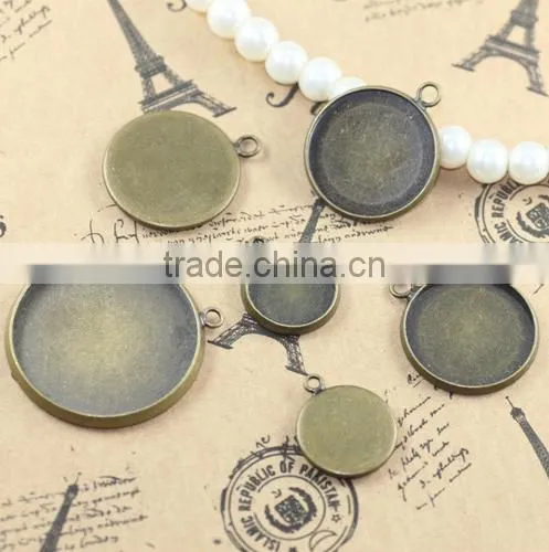 21x12mm metal bezel connector charms diy small metal bezel charms for jewelry accessories