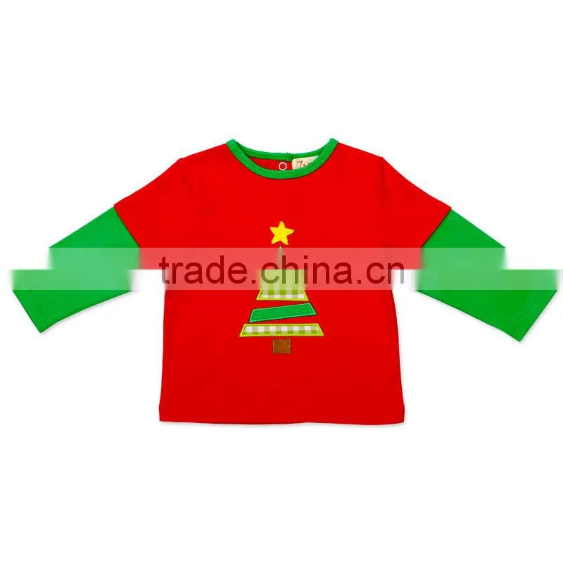 2017 Christmas Children's wear long sleeve knit wear suit