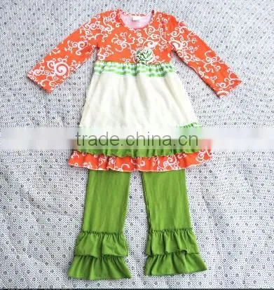 Wholesale children's boutique clothing fall baby clothing outfits kid clothes BY-P318