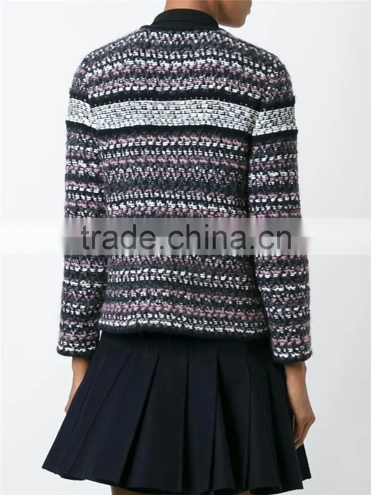 Made in China Cheap Price Short Cut Knitted Colorful Coat Abaya Dubai