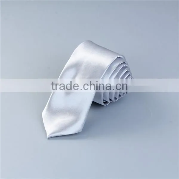Polyester Necktie French Gray Promotion Uniform Neckties