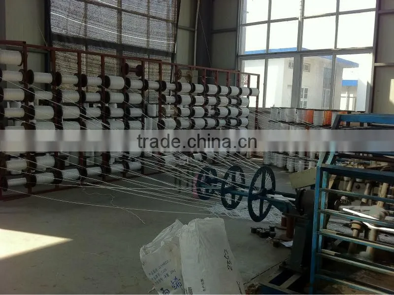 Polypropylene filament double braided rope