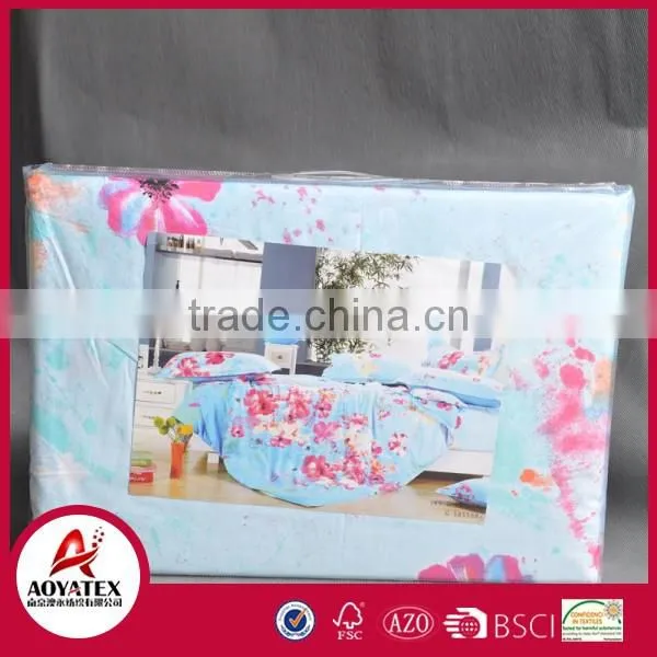 100% Recycled polyester stock cheap wholesale bedding comforter sets