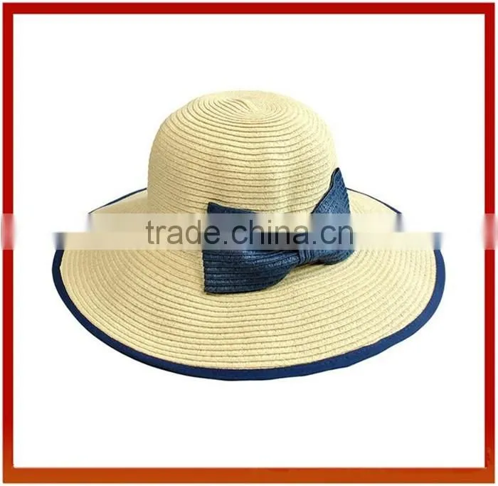 2016 Natural Stylish Wide Brim Women Straw Hat /Natural Crochet Straw Hats For Girls/Fashion Beach Cap Sun Hat Summer Straw Hat