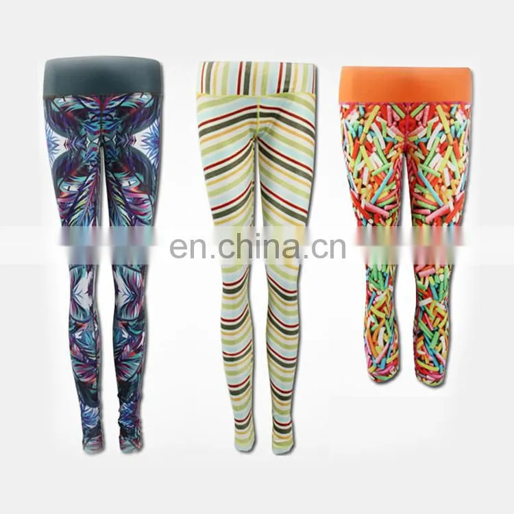 custom wholesale printed leggings/brown toddler legging pants