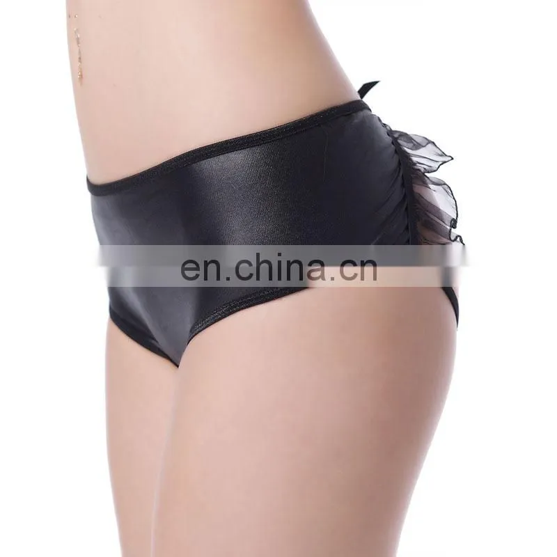 Extremely sexy open back black hot women panty sex