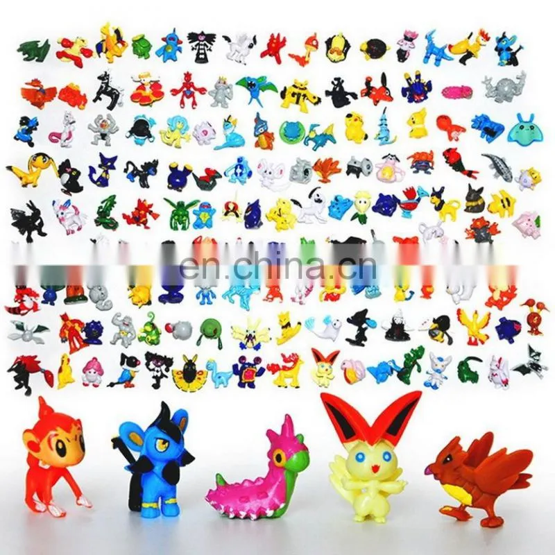 2016 Hot Selling Pokemon Pikachu Toy 8-12cm Pokemon Go Figure Toy Pokemon