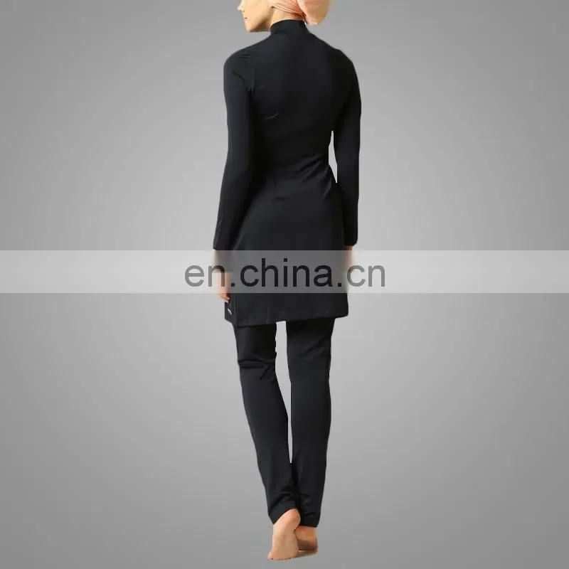 Muslim Women Beading Swimming Suit Traditional Two Pieces Swimwear Soft for Wearing