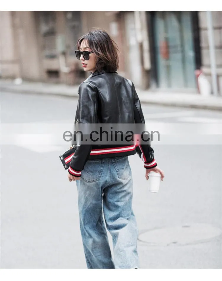 Hot Selling Real Sheep Skin Hood Coat Original Leather Jacket
