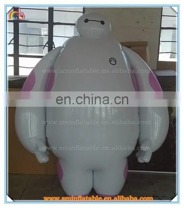 Hot selling inflatable baymax cartoon,inflatable robot baymax,inflatable big hero for advertising