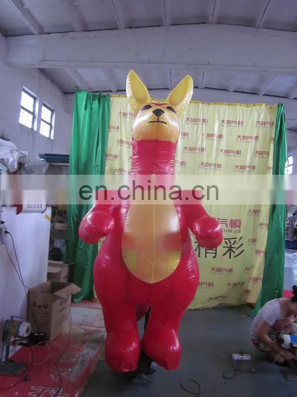 new design popular cute inflatable kangaroo costume for advertising
