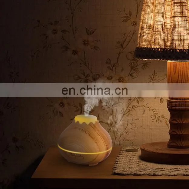 150ml 14 color lights wood grain cool mist humidifier ,Aroma Essential Oil Diffuser