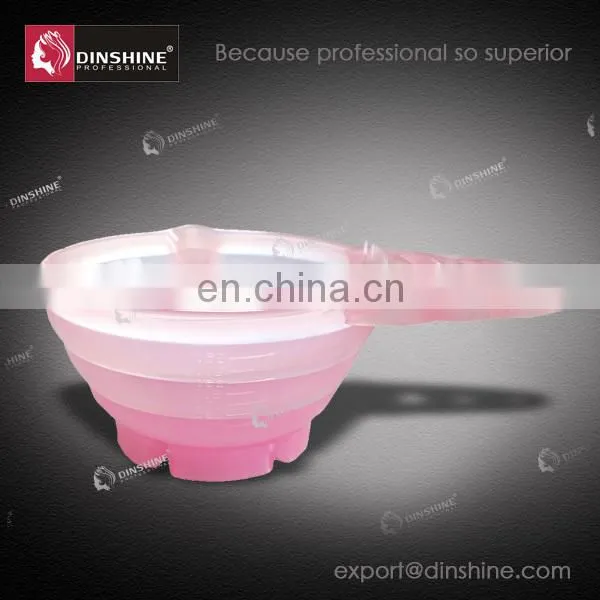 Hair salon transparent plastic tinting bowl