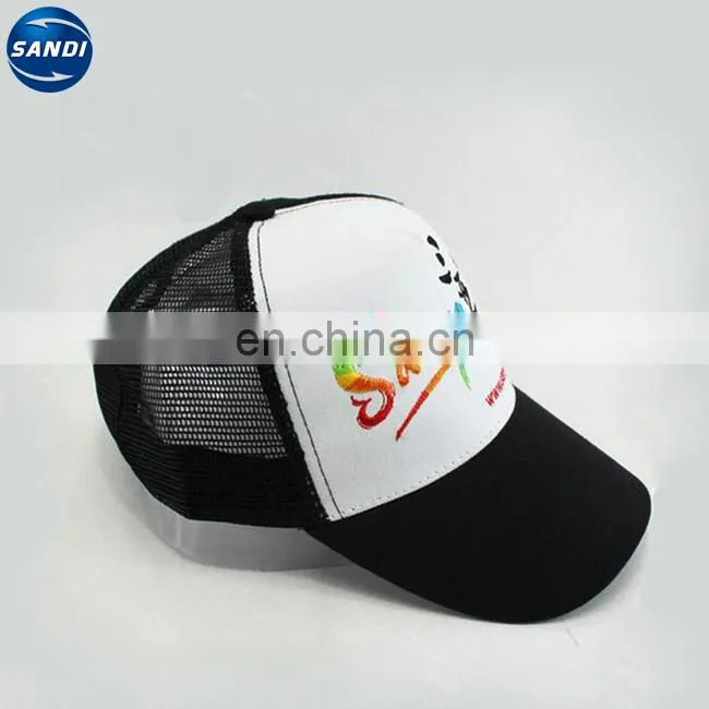 Promotional cheap custom transfer printing foam trucker mesh cap