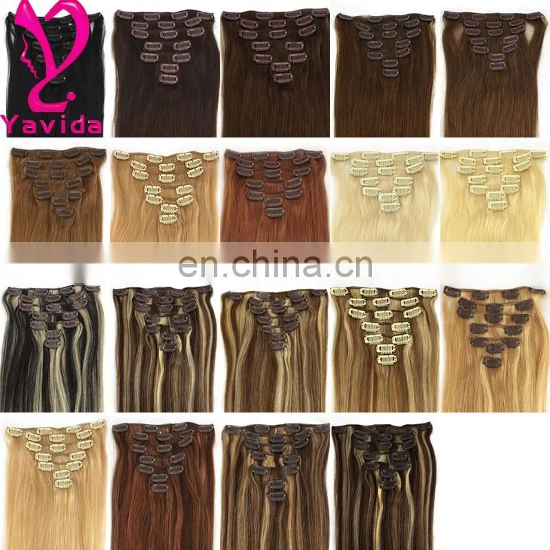 bridal hair accessories hot selling Brazilian clip In hair extension