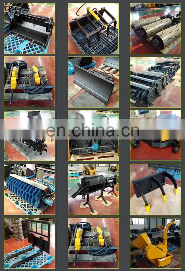 CE Approved petrol engine HY380 track skid steer small loader price