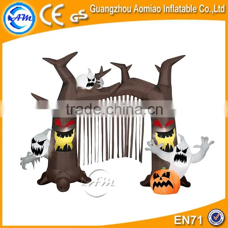 Cat mouth shape arch inflatable halloween arch for decoration