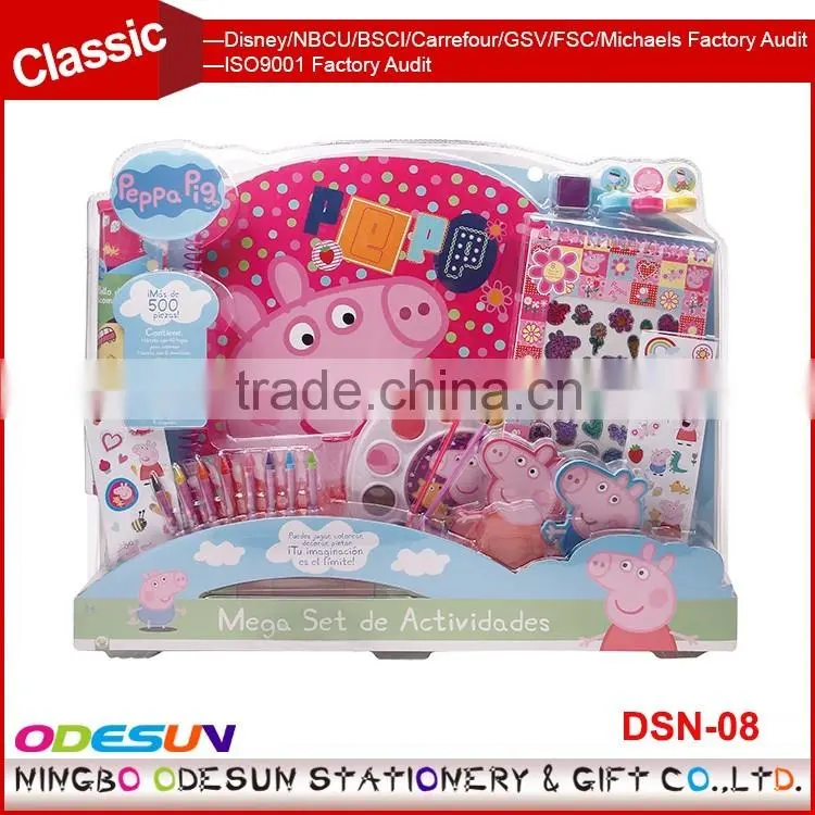 Disney Universal NBCU FAMA BSCI GSV Carrefour Factory Audit Manufacturer Promotional 12 Colors Semi-dry Watercolor Paint