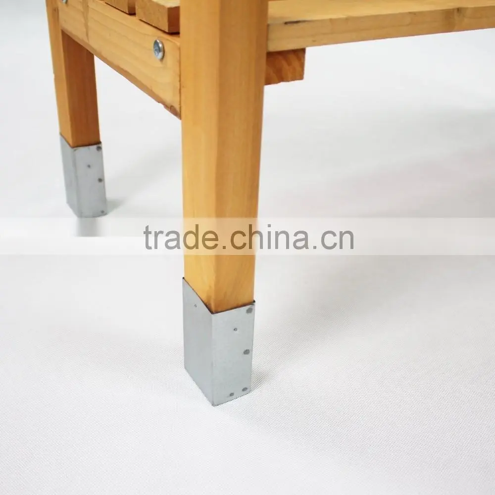 Ningbo FIr Outdoor Wooden Garden Potting Bench Nature color