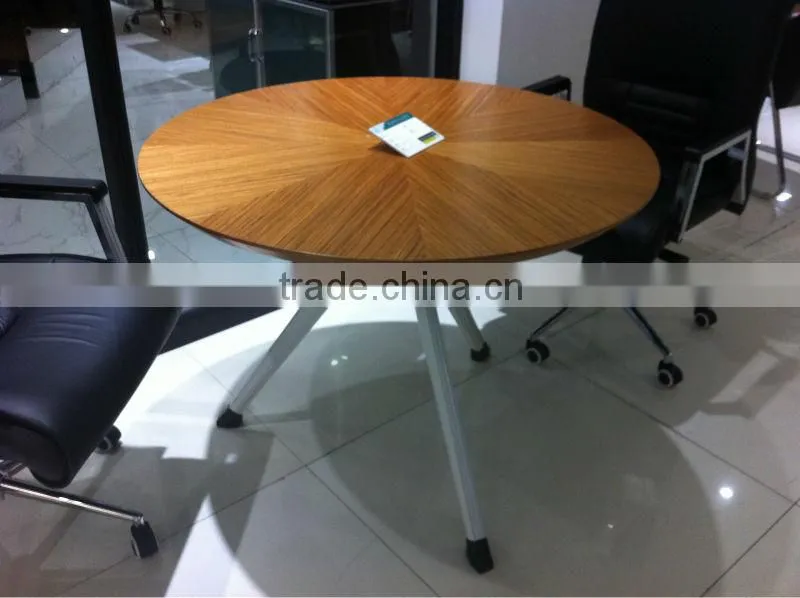 modern conferrnce table / small round meeting table/ small office meeting table/wooden round meeting table PS-104