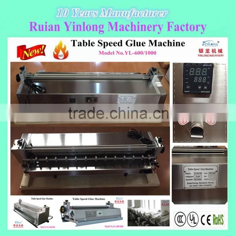 Table Model Velocity Modulation Rubber Hydraulic Engine,White Glue and Jelly glue Table Speed Glue Machine YL-1000