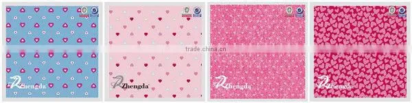 Colorful Cute Polyester Heart Print Fabric