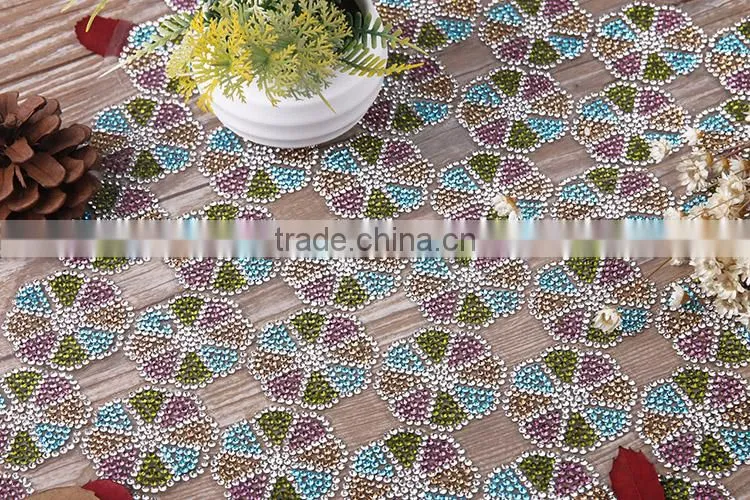 China Clothing Decoration Flower Rhinestone Stickers Rhinestone Blanket