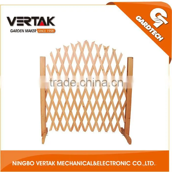 BSCI factory hot sale wicker wooden garden fence, beautifulwooden garden edging fence