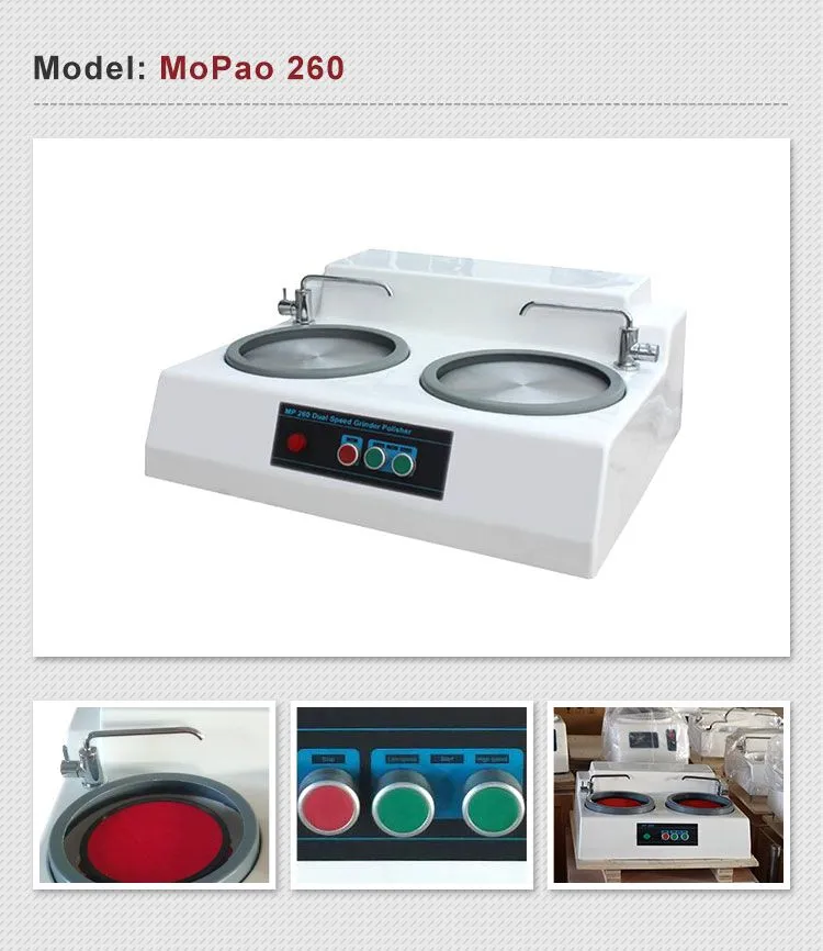 MoPao260 Lab Testing Equipment Metrology Tester/Metallographic Grinding and Polishing Machine