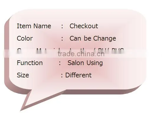 Black and White Elegant Classic Checkout Receiption Counter, Barber Salon Shop Equipment Supplies