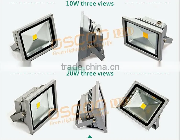 IP65 CE ROHS waterproof RGB 10w led floodlights