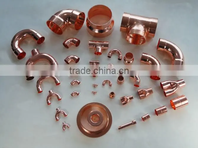 Copper fittings reducing coupling