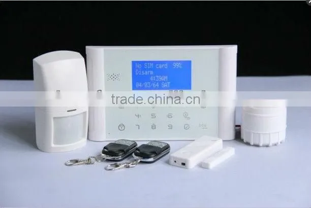 GSM+PSTN Intruder alarm with ademco contact ID support turkish armenian 007m2dx