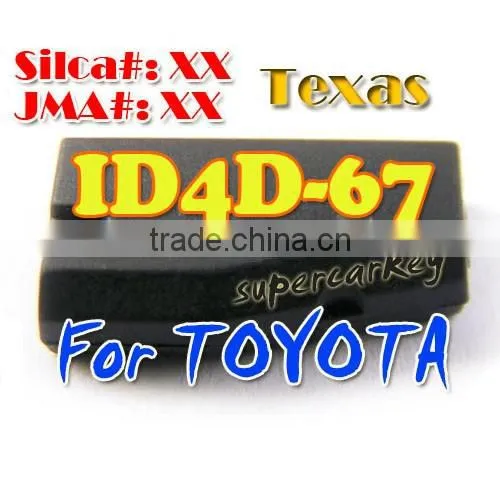 Good quality ID 4D-67 Transponder Chip For Toyota