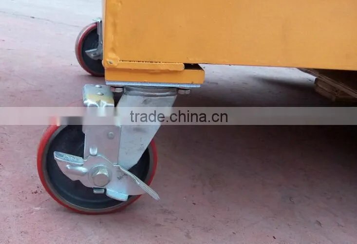 Custom-made!2Tons manual small DC battery hydraulic scissor lift platform for delivery of goods