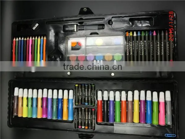 2015 popular crayon and watercolor painting Stationery set