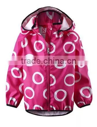 Children Pink Reflective Rainwear High Quality Raincoat