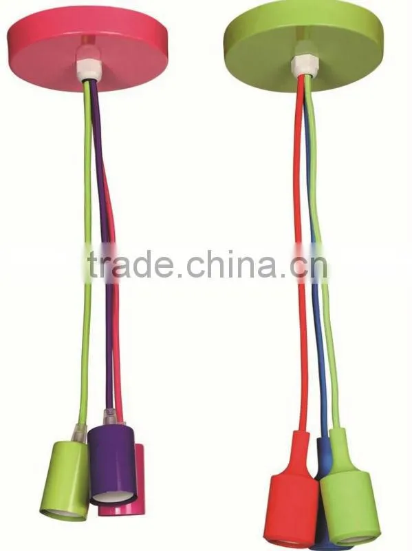 Pendent lamp E27 aluminum led PP PVC bakelite Europe style