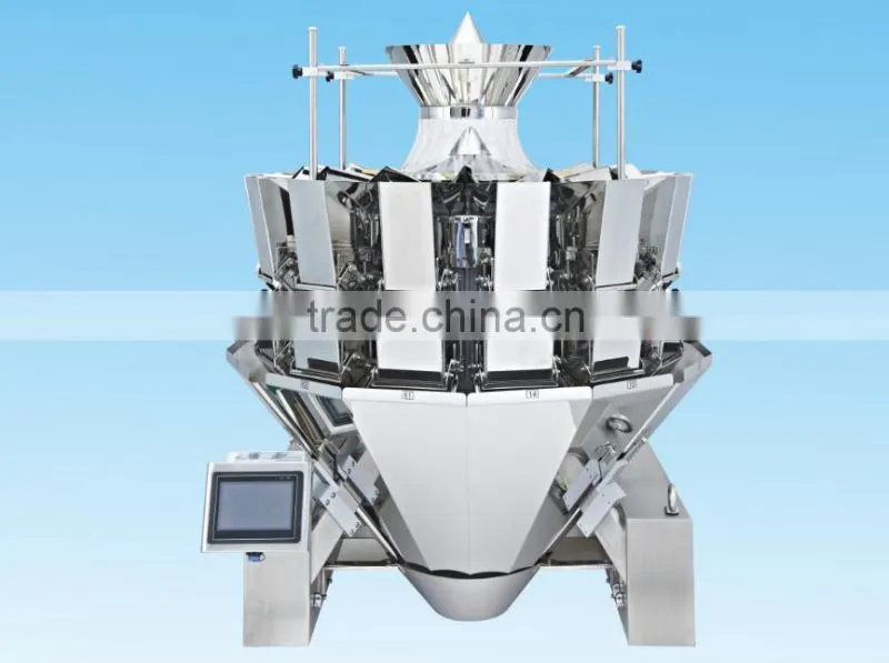 automatic multihead counting combination weigher for cereal/soybean milk powder/coffee bags/tea bags packing machine