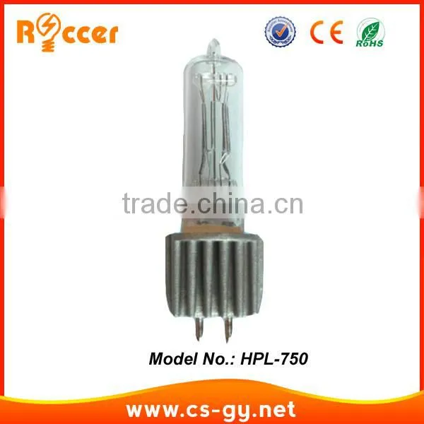 2016 new product 750w stage profile light halogen lamp hpl 750
