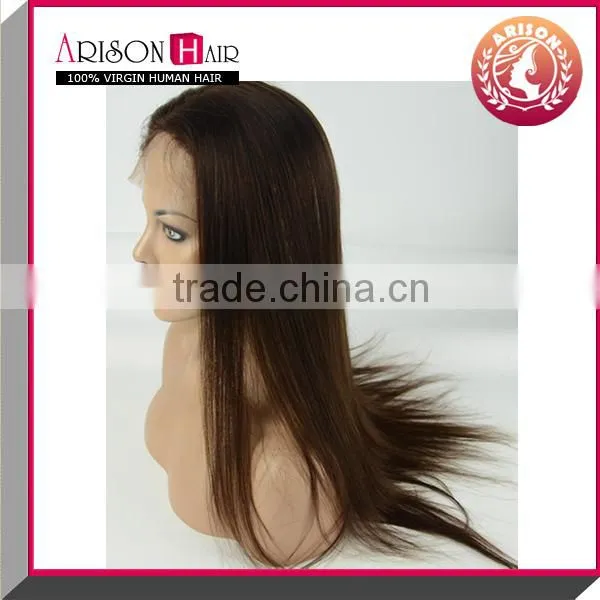 Top quality blonde brazilian hair color 27 lace front wig for black women