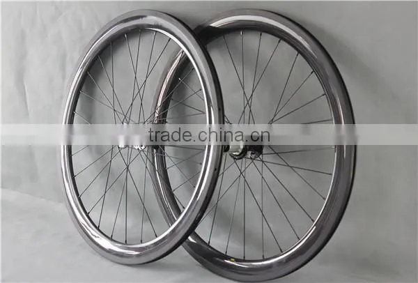 Carbon wheels 3K-matt road bike wheelset powerway M71 hubs bike wheels 50-TL