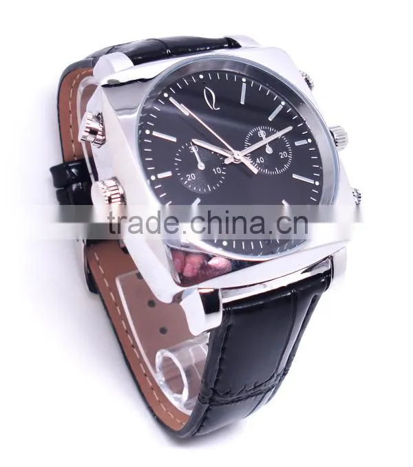 720P HD cam video audio recorder waterproof mini dvr wrist watch live spy camera hidden