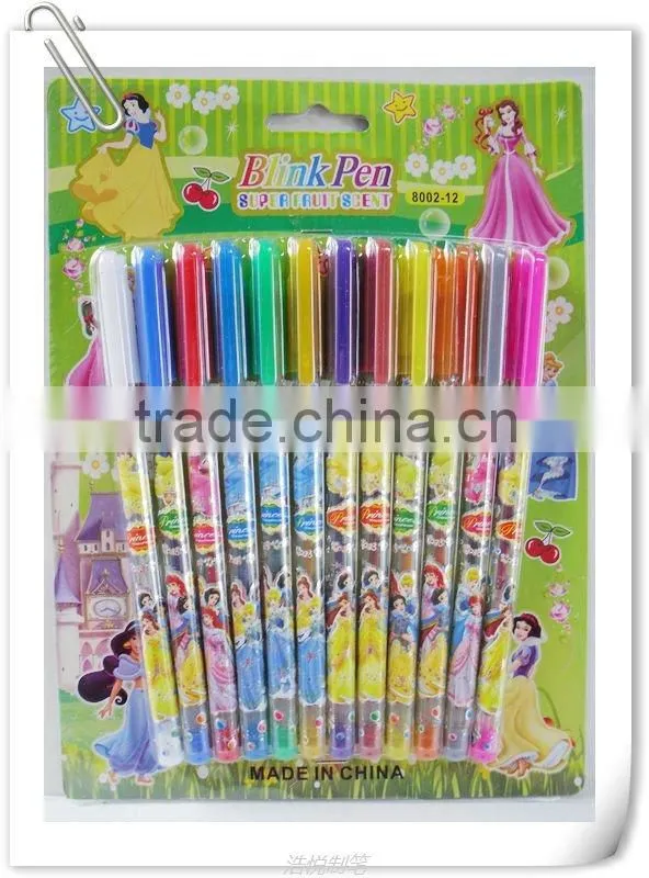 the cartoon pattern 800 glitter pen for kids