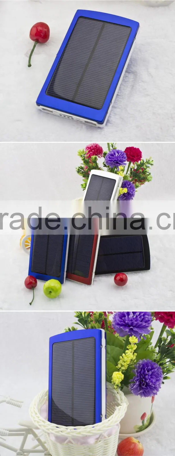 Solar Power Bank Charger Waterproof Solar Mobile Charger For for Cell Phone XH-SR